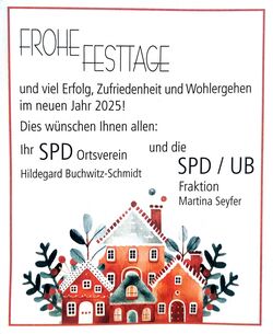 SPD-Weihnachtsgrüße